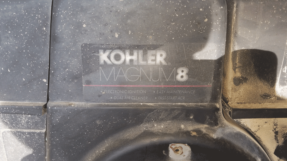 Kohler engine on a Speedaire air compressor